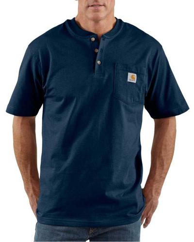 Carhartt Henley-T-Shirt für - Blau