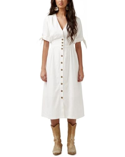 Button-Front Dresses for Women - Up to 80% off