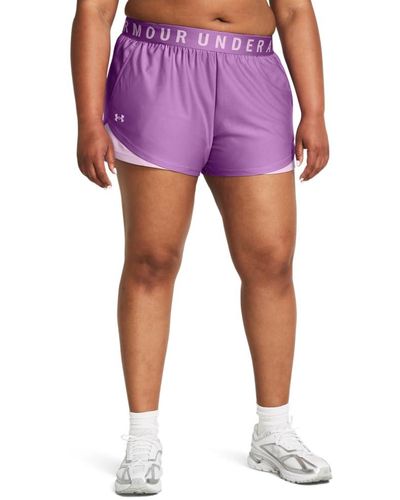 Under Armour S Play Up 3.0 Shorts, - Purple
