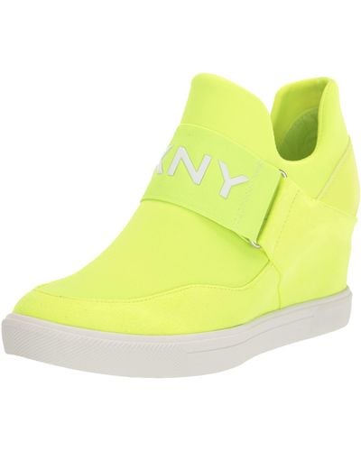 DKNY Everyday Comfortable Cosmos-wedge Sneaker - Yellow