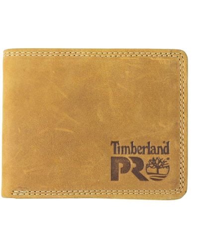 Timberland Slim Leather Rfid Bifold Wallet With Back Id Window - Multicolor