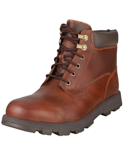 UGG ® Stenton Leather Cold Weather Boots|dress Shoes - Brown