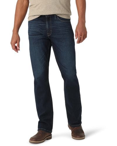 Wrangler Relaxed Fit Boot Cut Jean - Blue