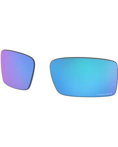 Oakley Gascan Rectangular Replacement Sunglass Lenses - Blue