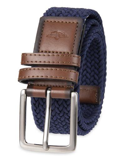 Dockers Casual Everyday Fabric Fully Adjustable Belt - Blue