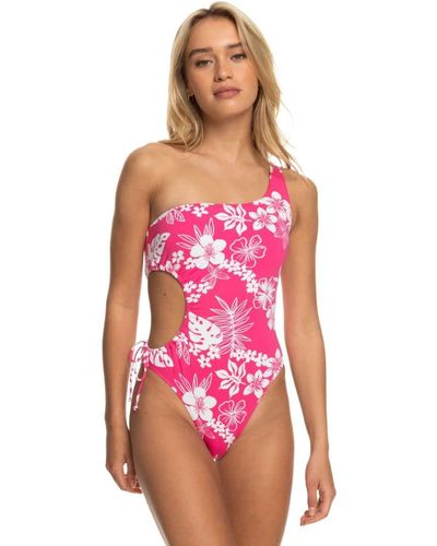 Roxy Standard Beach Classcs One Piece Swimsuit - Pink