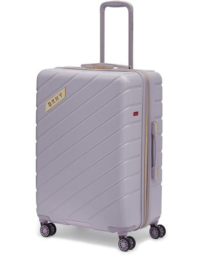 DKNY Spinner Hardside Check In Luggage - Purple