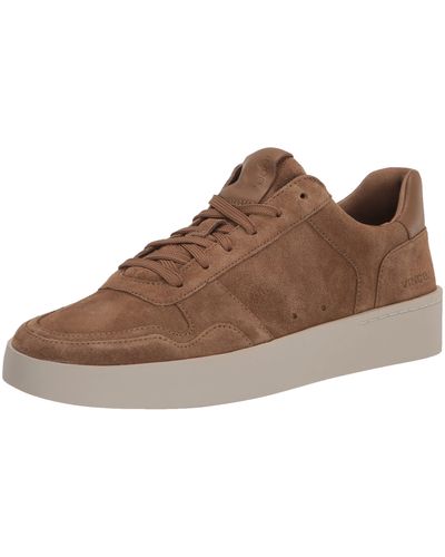 Vince S Peyton Lace Up Sneaker New Camel Tan Suede 7 M - Brown