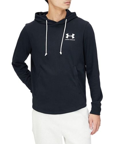 Under Armour Rival Terry Hoodie - Aw23 - Blue