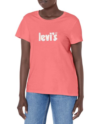 Levi's Size Perfect Tee Shirt - Red