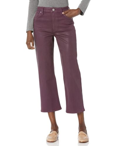 Hudson Jeans Jeans Remi High Rise Straight Jean - Purple