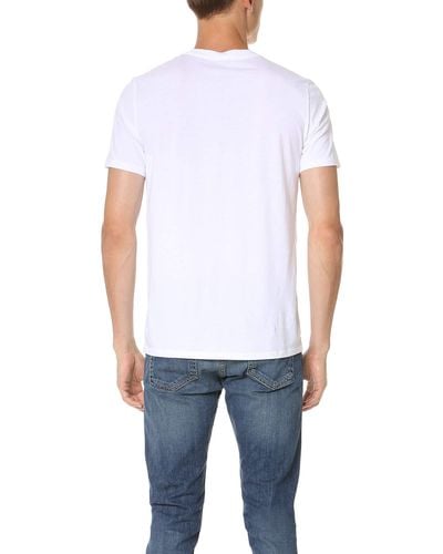 Vince S Pima Cotton Crew Neck T Shirt - White