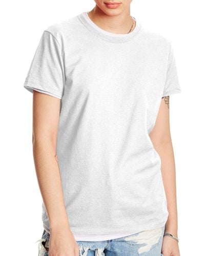 Hanes Perfect-t Crewneck T-shirt - White
