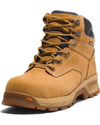 Timberland Titan Ev 6 Inch Composite Safety Toe Waterproof Industrial Work Boot - Brown