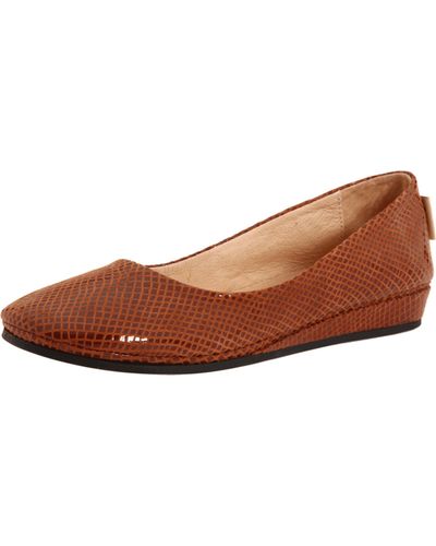French Sole French Sole Zeppa Slip On Shoes,cognac Snake Print Suede,5 M Us - Black
