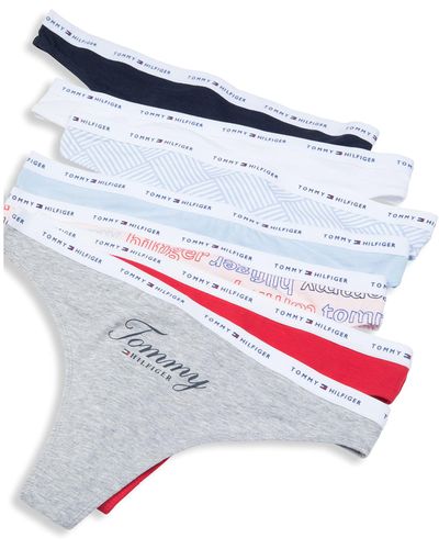 Tommy Hilfiger Women's Th Cotton Hipster Underwear Panties, 2 Pack