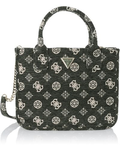 Guess Sevye 2 Compartment Tote - Black