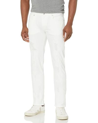 Emporio Armani A | X Armani Exchange J13 Slim Fit Bull Denim Jeans - White