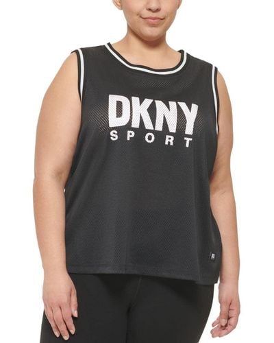 DKNY Summer Tops Short Sleeve T-shirt - Black