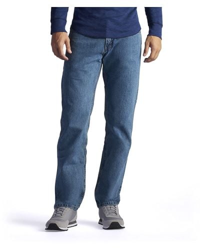 Lee Jeans Regular Fit Straight Been Broek jeans - Blau