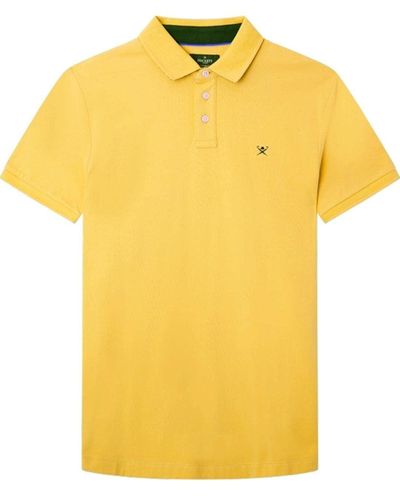 Hackett Poloshirt mit Schwimmverkleidung Polohemd - Gelb