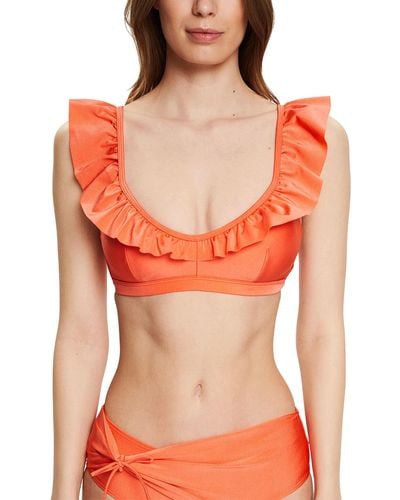 Esprit Zaley Beach Pad.top Bikini - Oranje