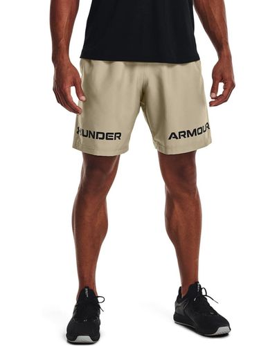 Under Armour Gewebt Grafik Wm Shorts Trainingshose Khaki/Schwarz XL - Mehrfarbig