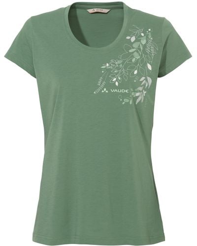 Vaude T-Shirt SE Abelia Print T-Shirt Willow Green 40 - Grün