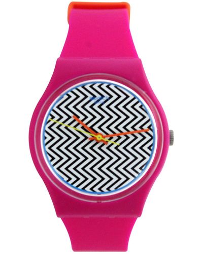 Swatch Pink Fuzz -Armbanduhr