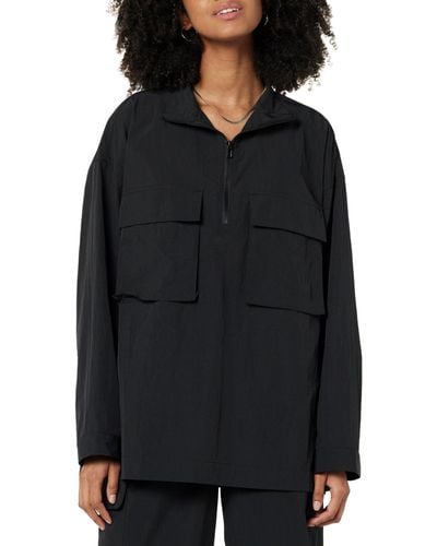 The Drop Anabel Relaxed Nylon Jacket Giacca - Nero