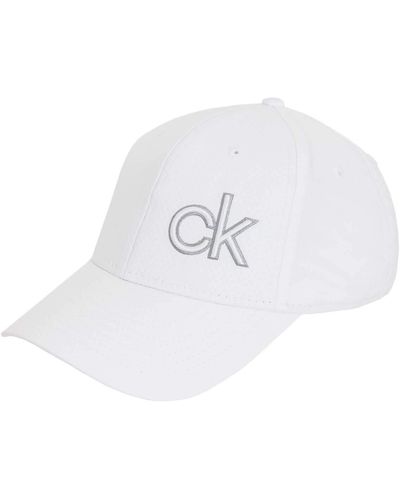 Calvin Klein Max Kontrast CK Quick Dry Cap - Weiß