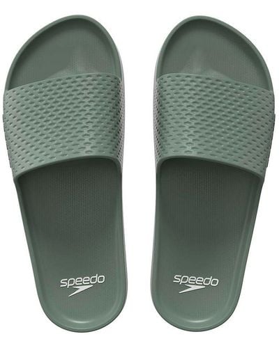 Speedo Essential Slides | Pool Sliders | Quick Dry - Green