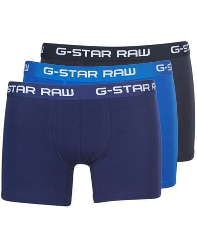 G-Star RAW Classic Trunk Clr 3 Pack Pantalones Cortos - Azul