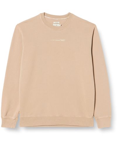 Pepe Jeans David Crew Sweatshirt - Natur