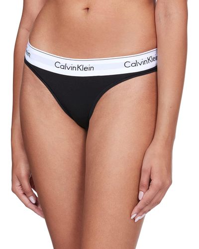 Calvin Klein String Tanga - Schwarz