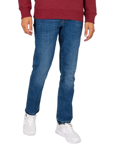 Superdry Vintage Slim Straight Jeans Anzughose - Blau