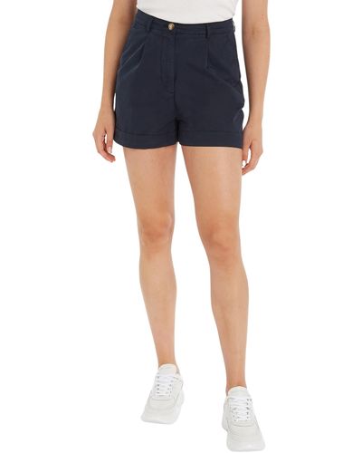 Tommy Hilfiger Shorts Cotton Kurz - Blau