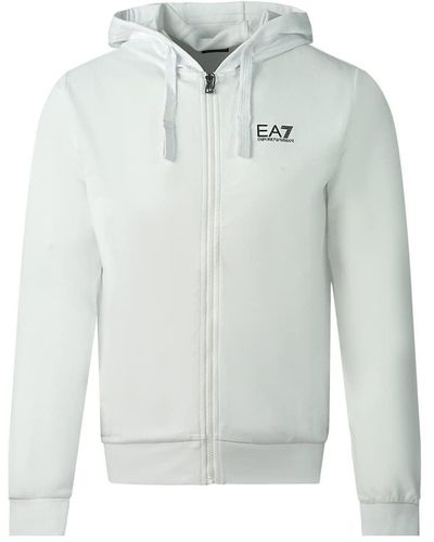 Emporio Armani EA7 -Sweatshirt mit Kapuze 8NPM03 1100 - Grau