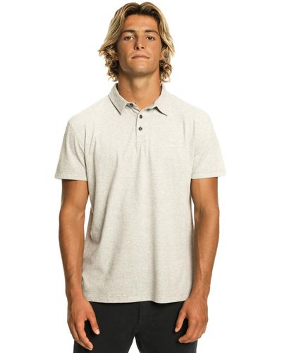 Quiksilver Sunset Cruise Collared Polo Shirt - Gray