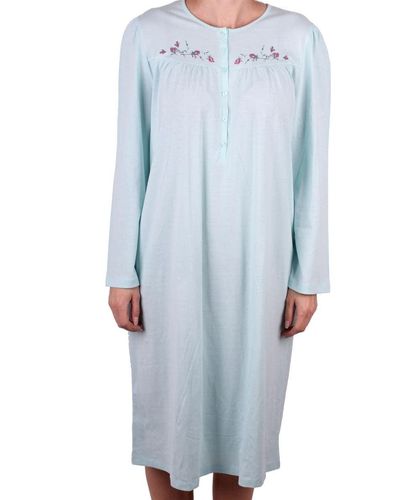 Triumph Timeless Cotton Ndk 2-pack Nightgown - Blue