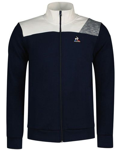 Le Coq Sportif Sweatshirt mit Reißverschluss für - Blau