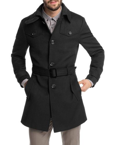 Esprit Collection Mantel Twill Coat - Zwart