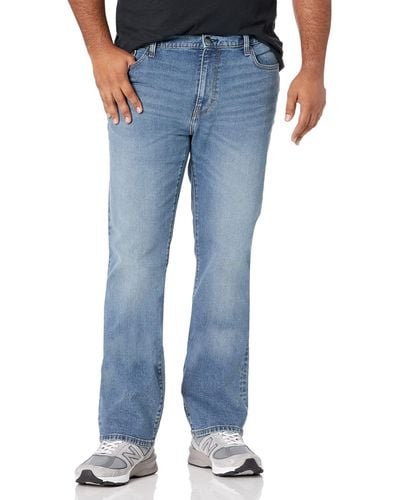 Amazon Essentials Jeans Slim t con Taglio Bootcut Uomo - Blu