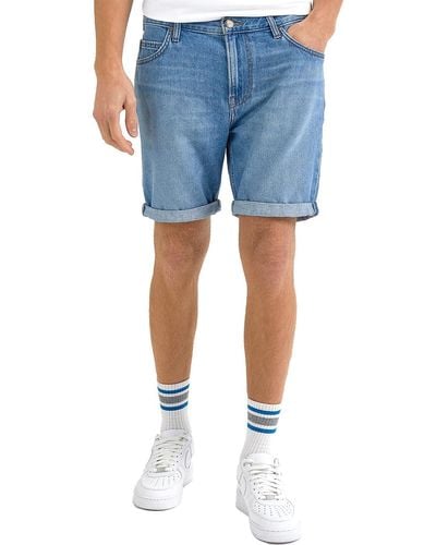 Lee Jeans Rider Short Pantaloncini Casual - Blu