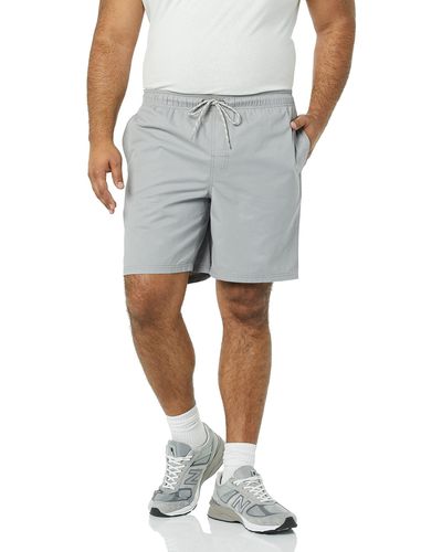 Amazon Essentials Pantalones Cortos con cordón - Gris