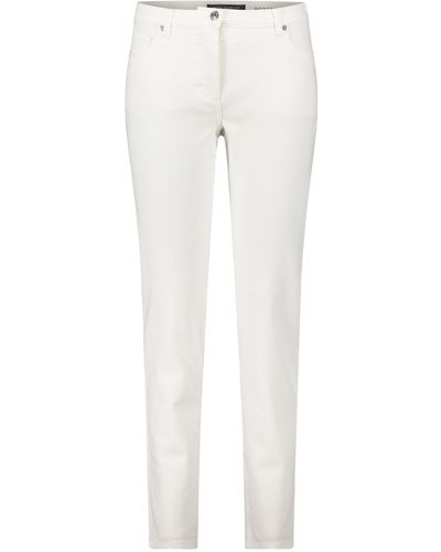 Betty Barclay Perfect Body-Jeans mit Steppungen Weiß,36