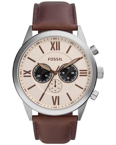 Fossil Bq2726 S Flynn Watch - Metallic