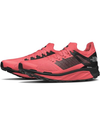 The North Face Face Flight Vectiv Shoes Fiesta Red/black Eu 39 Uk 6 - Pink