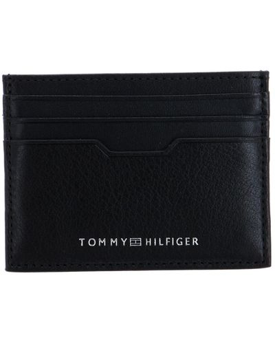 Tommy Hilfiger Coffret Cadeau Homme Porte-Monnaie & Porte-Cartes Cuir, Noir  (Black), Taille Unique