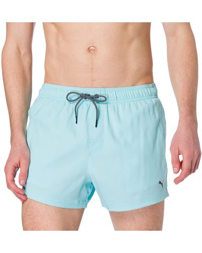 PUMA Length Swim Shorts Badehose - Blau